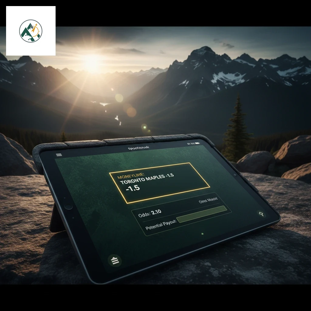 Digital bet slip showing a moneyline wager with decimal odds and calculated return.